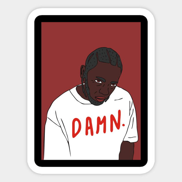 Kendrick Lamar Sticker by grekhov